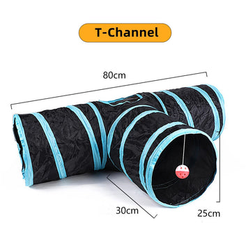 Cat Toy Breathable Drill Barrel for Indoor loud paper